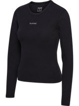 hummel Women's Foundation Rib Long Sleeve T-Shirt-1