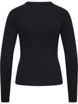 hummel Women's Foundation Rib Long Sleeve T-Shirt-2