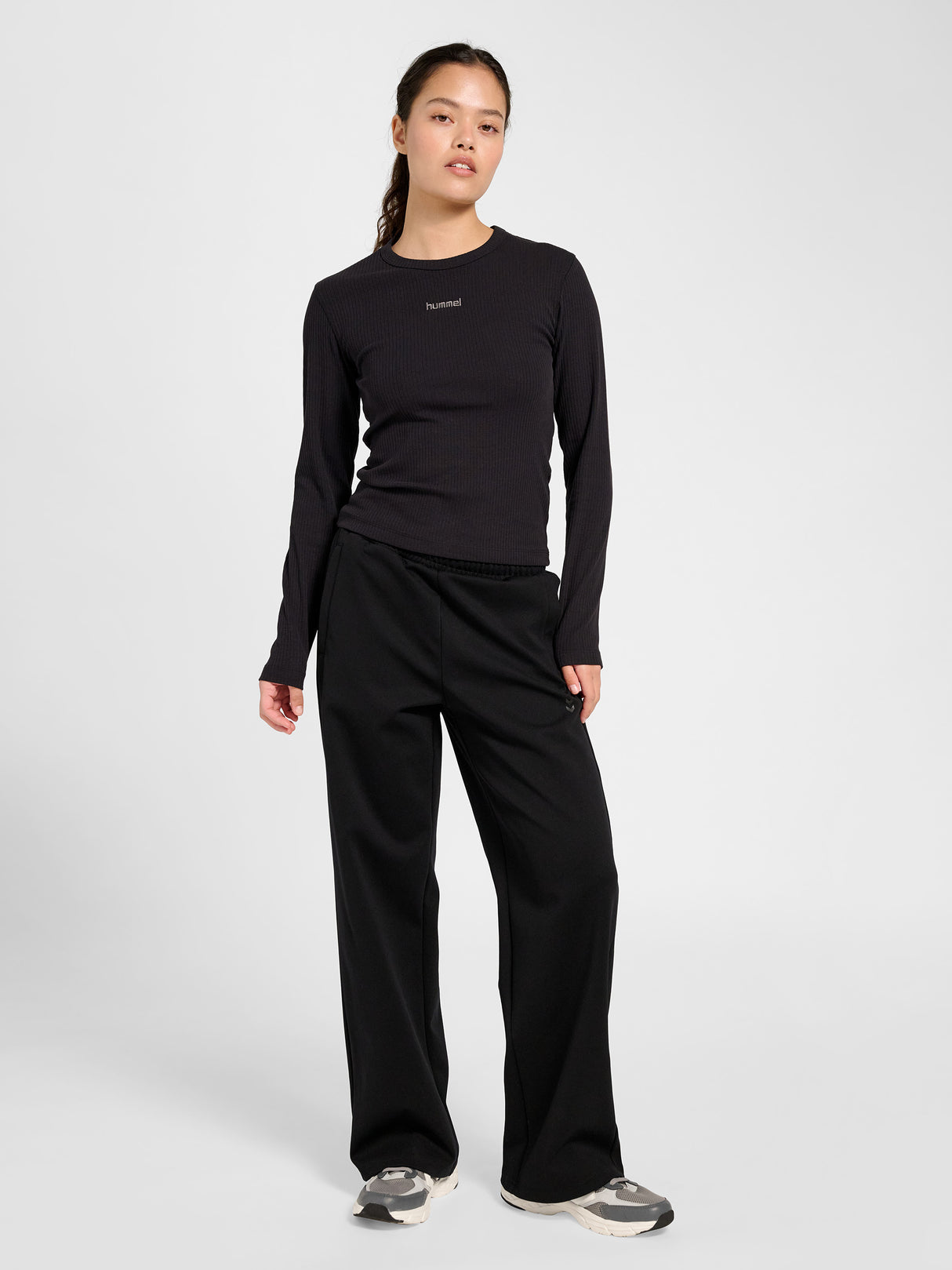 hummel Women's Foundation Rib Long Sleeve T-Shirt-6