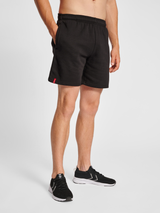 hummel Men's Red Basic Sweat Shorts-5