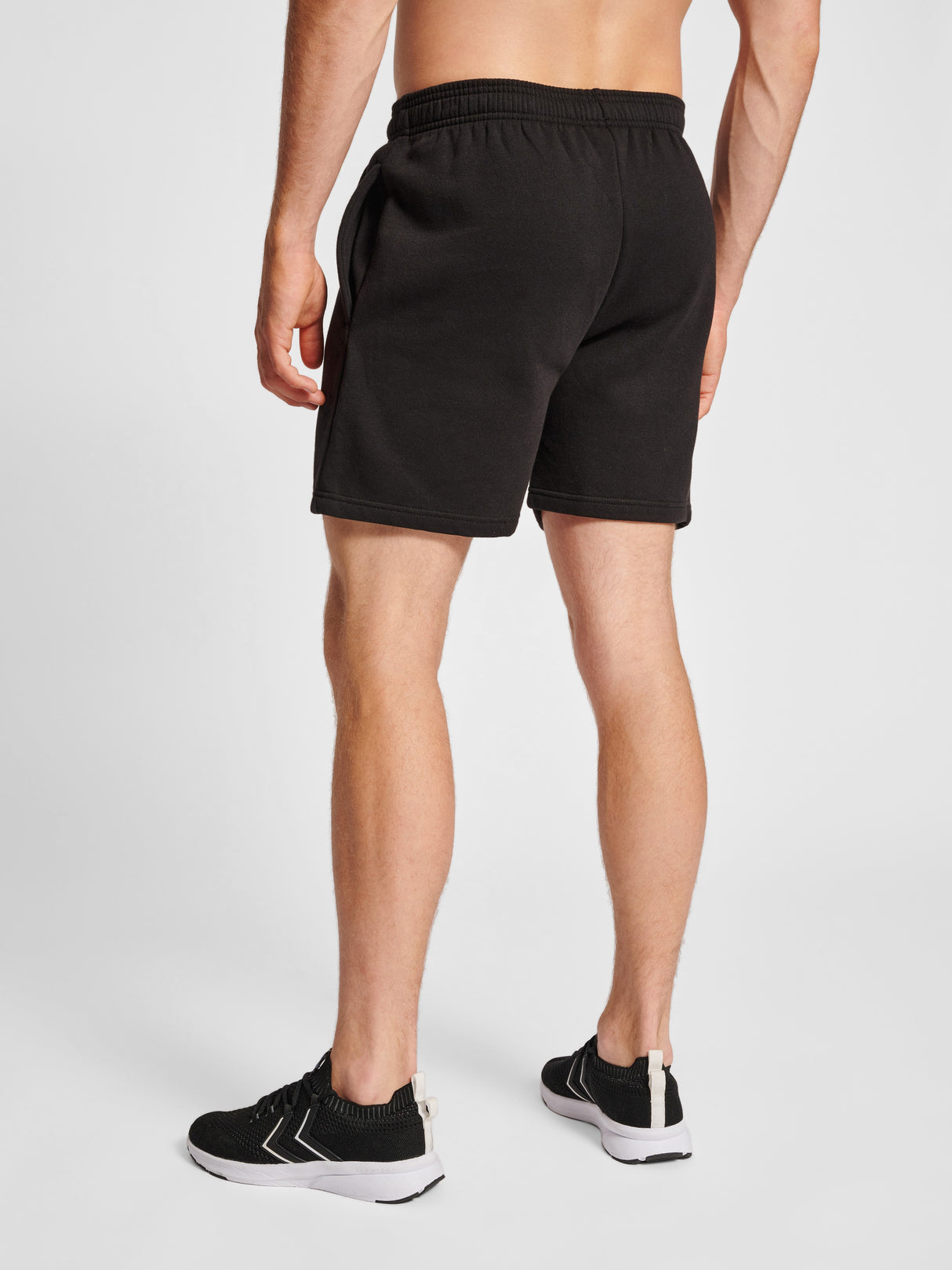 hummel Men's Red Basic Sweat Shorts-6