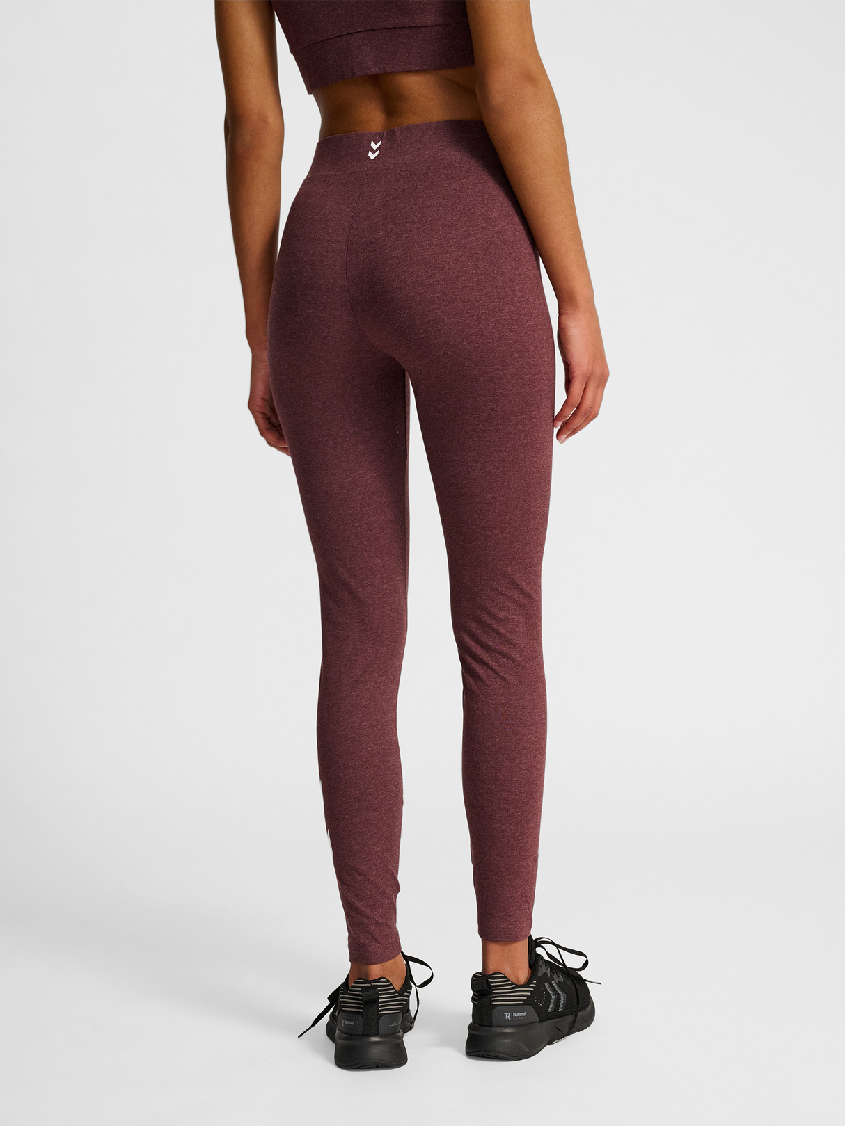 hummel Women's Pulse Logo Mid Waist Tights-5