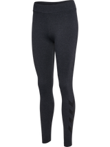 hummel Women's Pulse Logo Mid Waist Tights-1