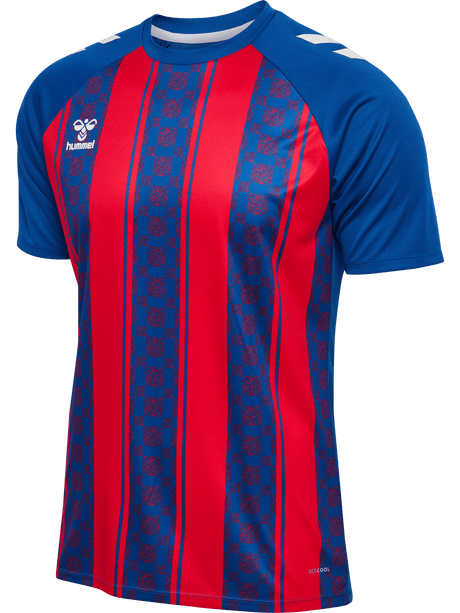 hummel Unisex Match Striped Short Sleeve Jersey-1