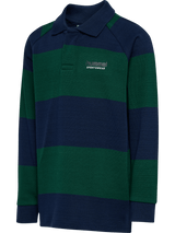 hummel Youth Loose Striped Long Sleeve Polo-1