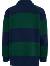 hummel Youth Loose Striped Long Sleeve Polo-2
