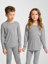 hummel Youth Wool Rib Long Sleeve T-Shirt-5