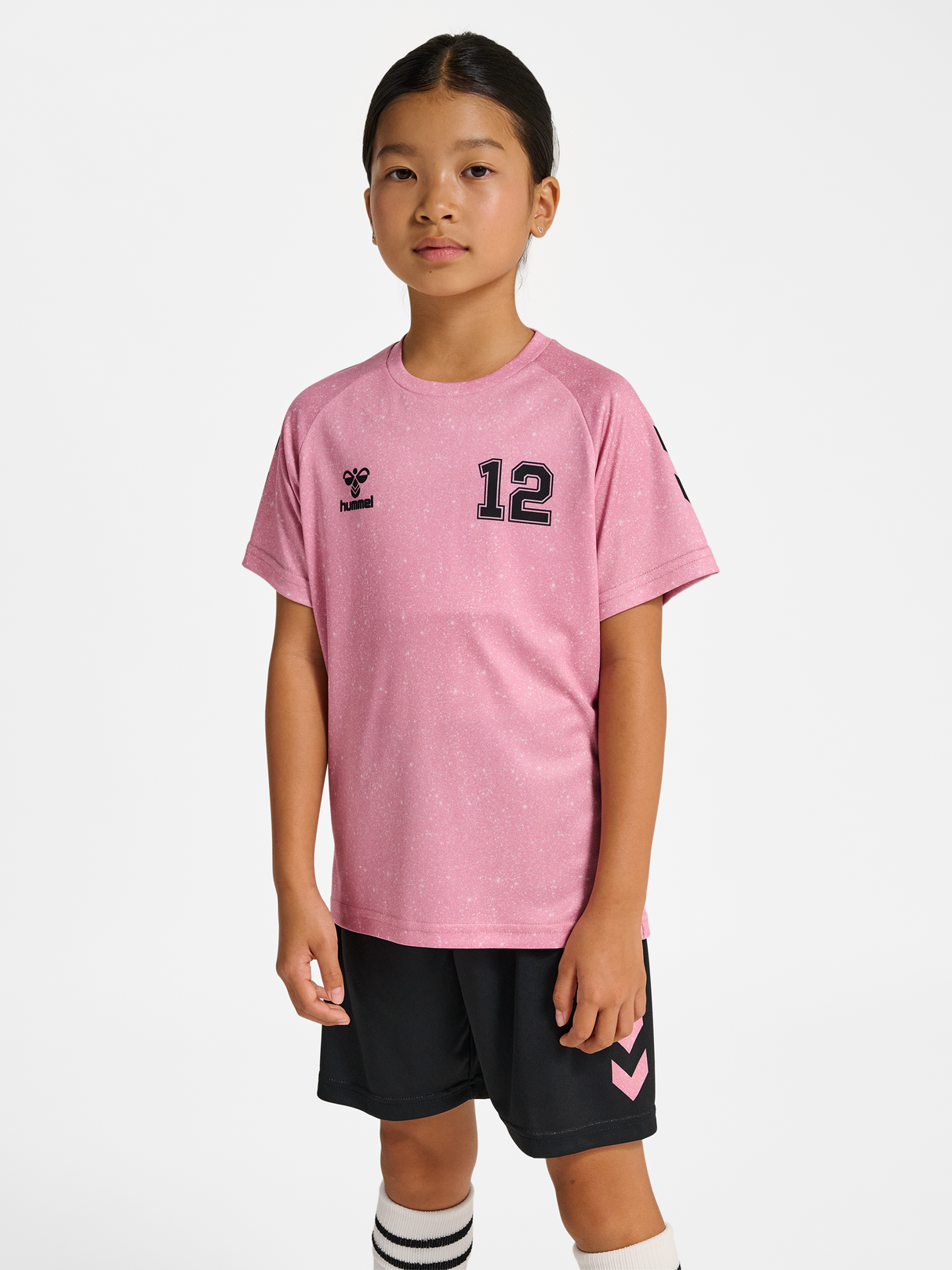 hummel Youth Shimmer Short Sleeve T-Shirt-6