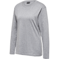 hummel Women's Red Heavy Long Sleeve T-Shirt-1