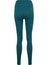 hummel Women's Pulse Seamless Rib Mid Waist Tights-2