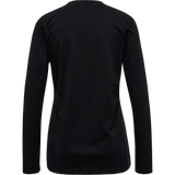 hummel Women's Red Heavy Long Sleeve T-Shirt-2