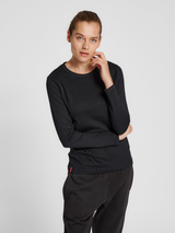 hummel Women's Red Heavy Long Sleeve T-Shirt-5