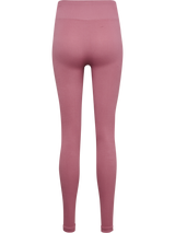 hummel Women's Pulse Seamless Rib Mid Waist Tights-2