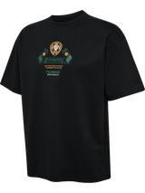 hummel Unisex Loose Short Sleeve T-Shirt Scarf-1