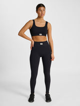 hummel Women's Pulse Seamless Rib Mid Waist Tights-6