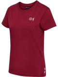 hummel Women's Court Cotton Short Sleeve T-Shirt-1