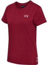 hummel Women's Court Cotton Short Sleeve T-Shirt-1