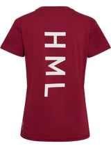 hummel Women's Court Cotton Short Sleeve T-Shirt-2