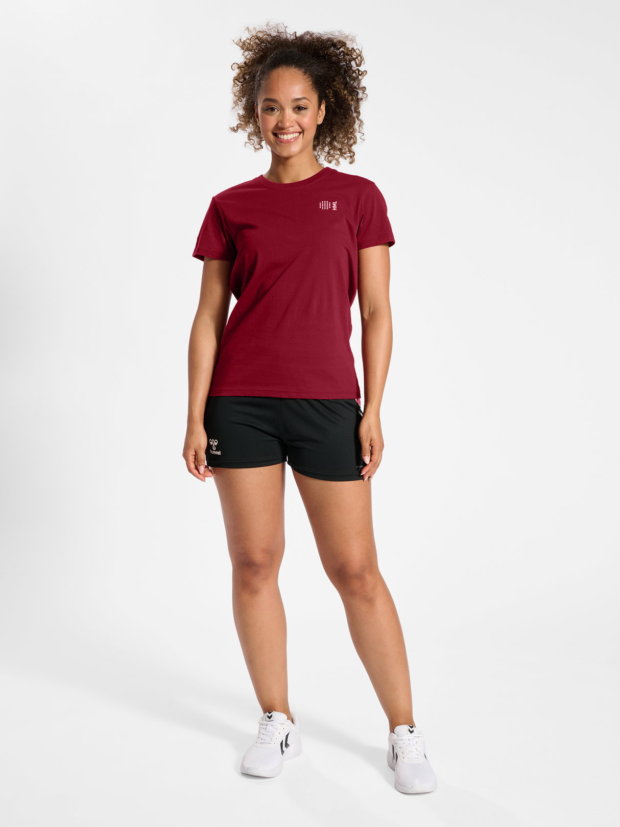 hummel Women's Court Cotton Short Sleeve T-Shirt-5