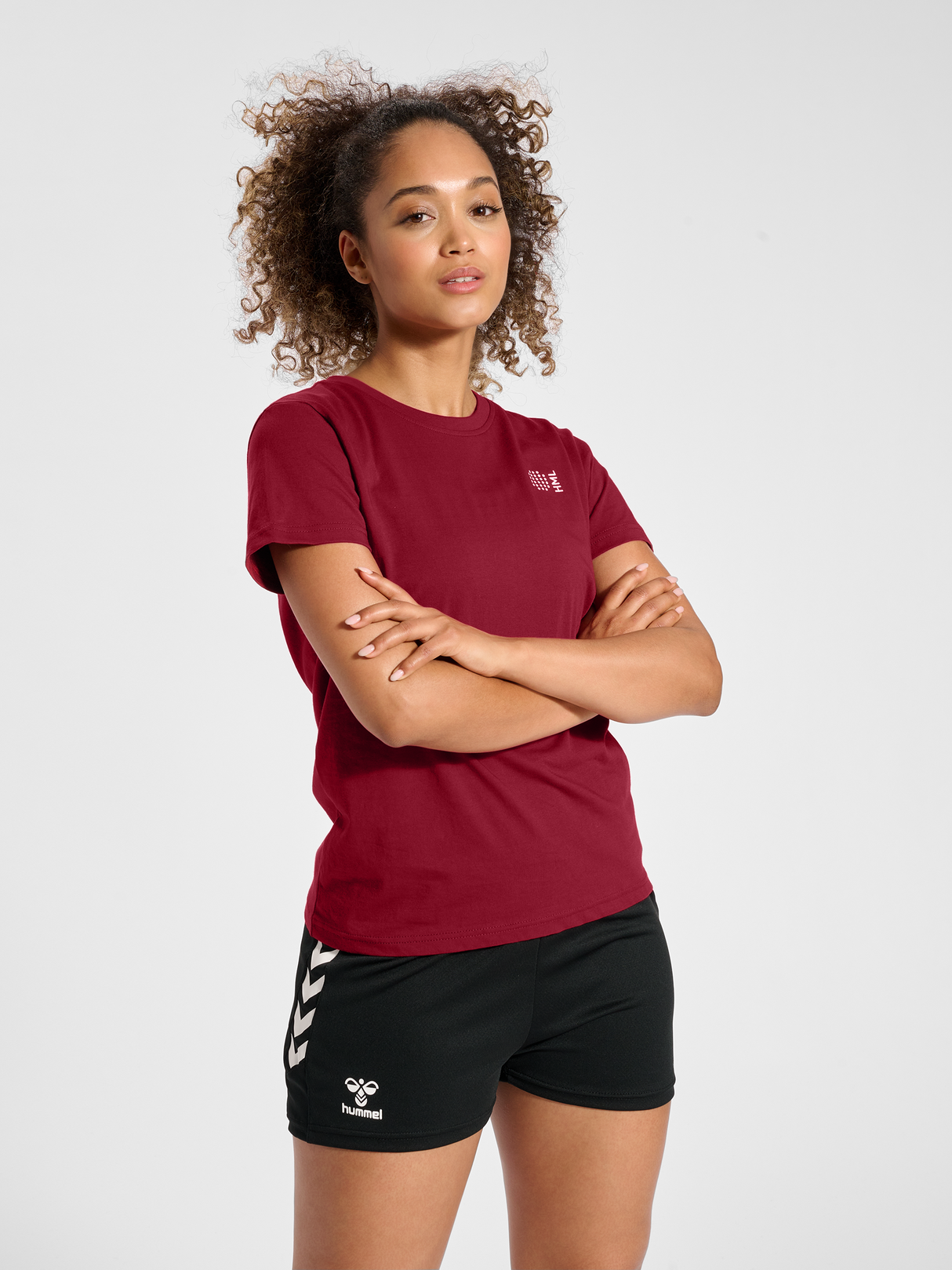 hummel Women's Court Cotton Short Sleeve T-Shirt-6