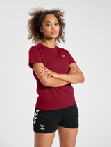 hummel Women's Court Cotton Short Sleeve T-Shirt-6