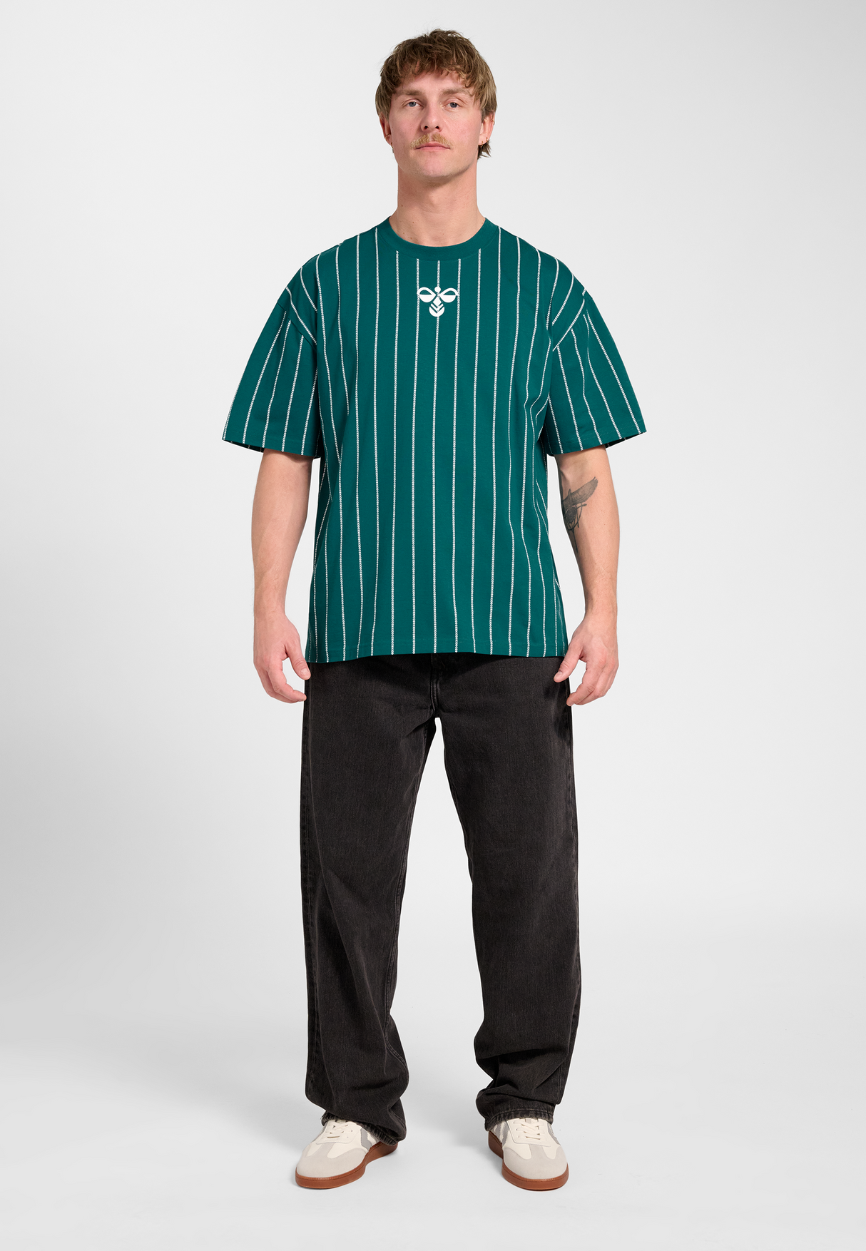 hummel Men's Chevron Pinstripe T-Shirt-5