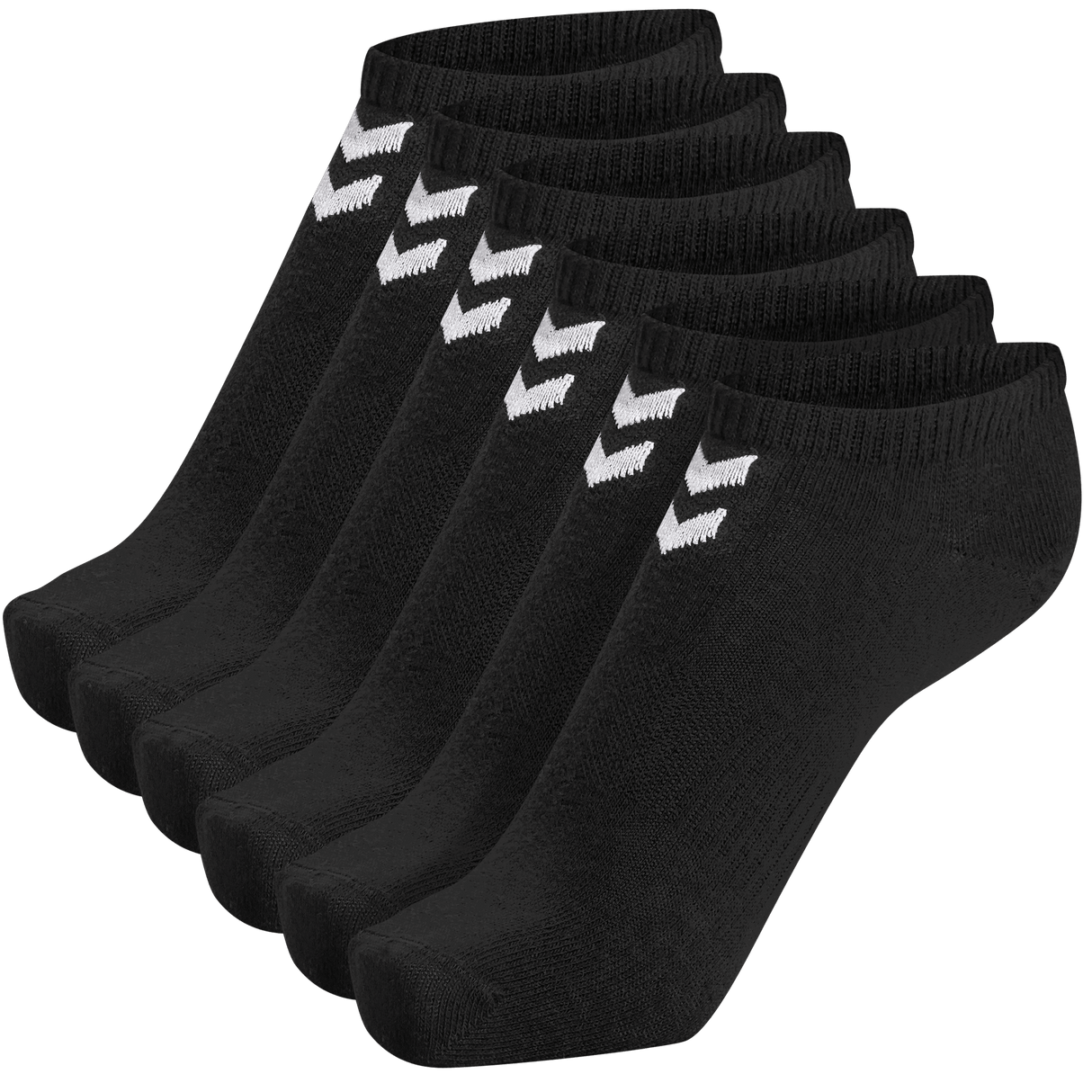 hummel Unisex Chevron 6-Pack Ankle Socks-1