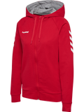 hummel Women's Go Cotton Zip Hoodie-1