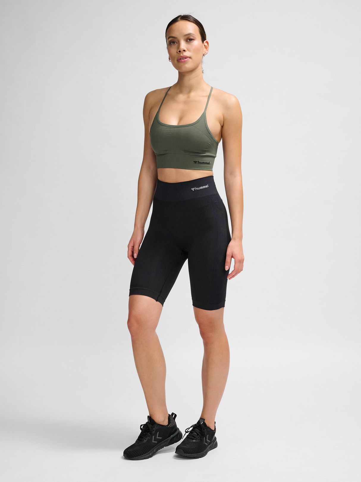 hummel Women's Clea Seamless Cycling Shorts-5