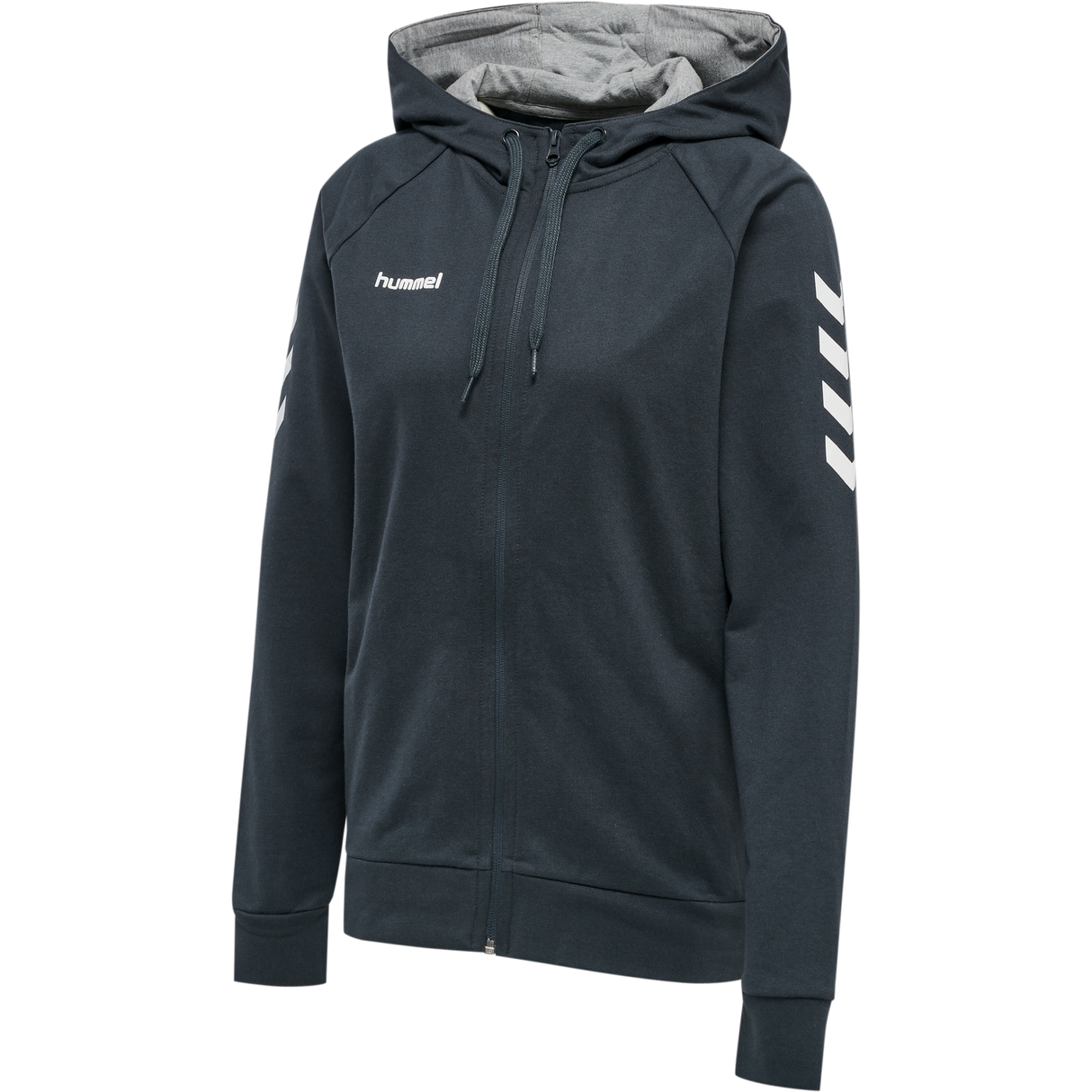hummel Women's Go Cotton Zip Hoodie-1
