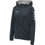 hummel Women's Go Cotton Zip Hoodie-1