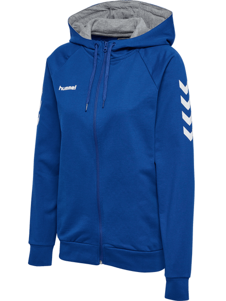 hummel Women's Go Cotton Zip Hoodie-1