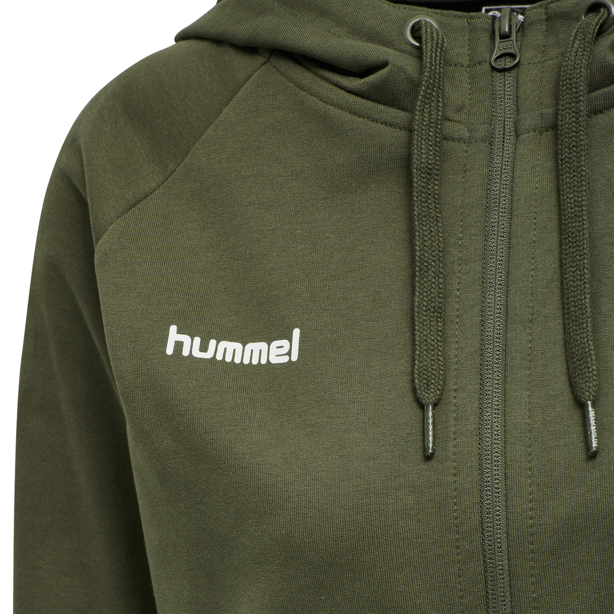 hummel Women's Go Cotton Zip Hoodie-3