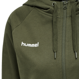 hummel Women's Go Cotton Zip Hoodie-3