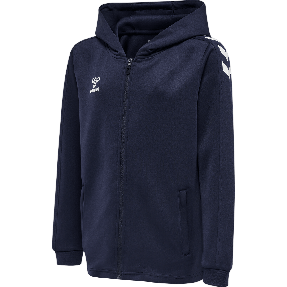 hummel Youth Core XK Poly Zip Hood Sweatshirt-1