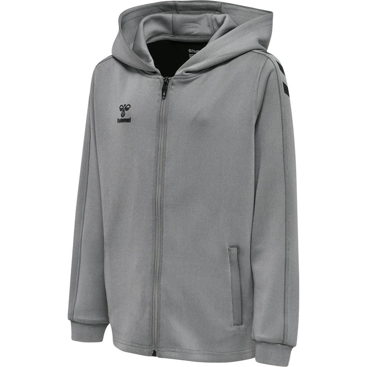 hummel Youth Core XK Poly Zip Hood Sweatshirt-1