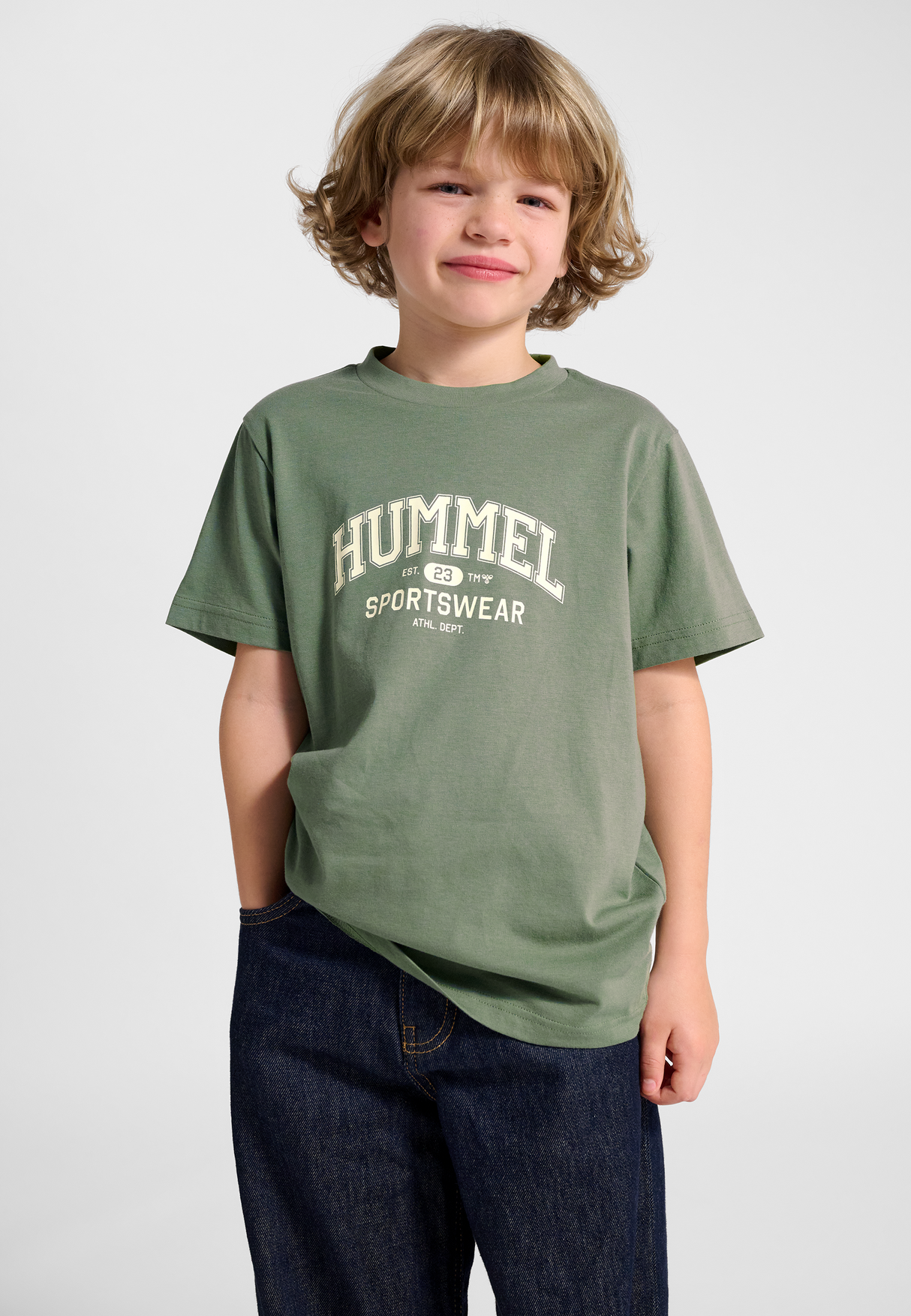 hummel Youth Regular Graphic Short Sleeve T-Shirt-5