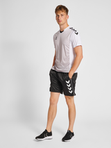 hummel Unisex Core XK Poly Coach Shorts-4