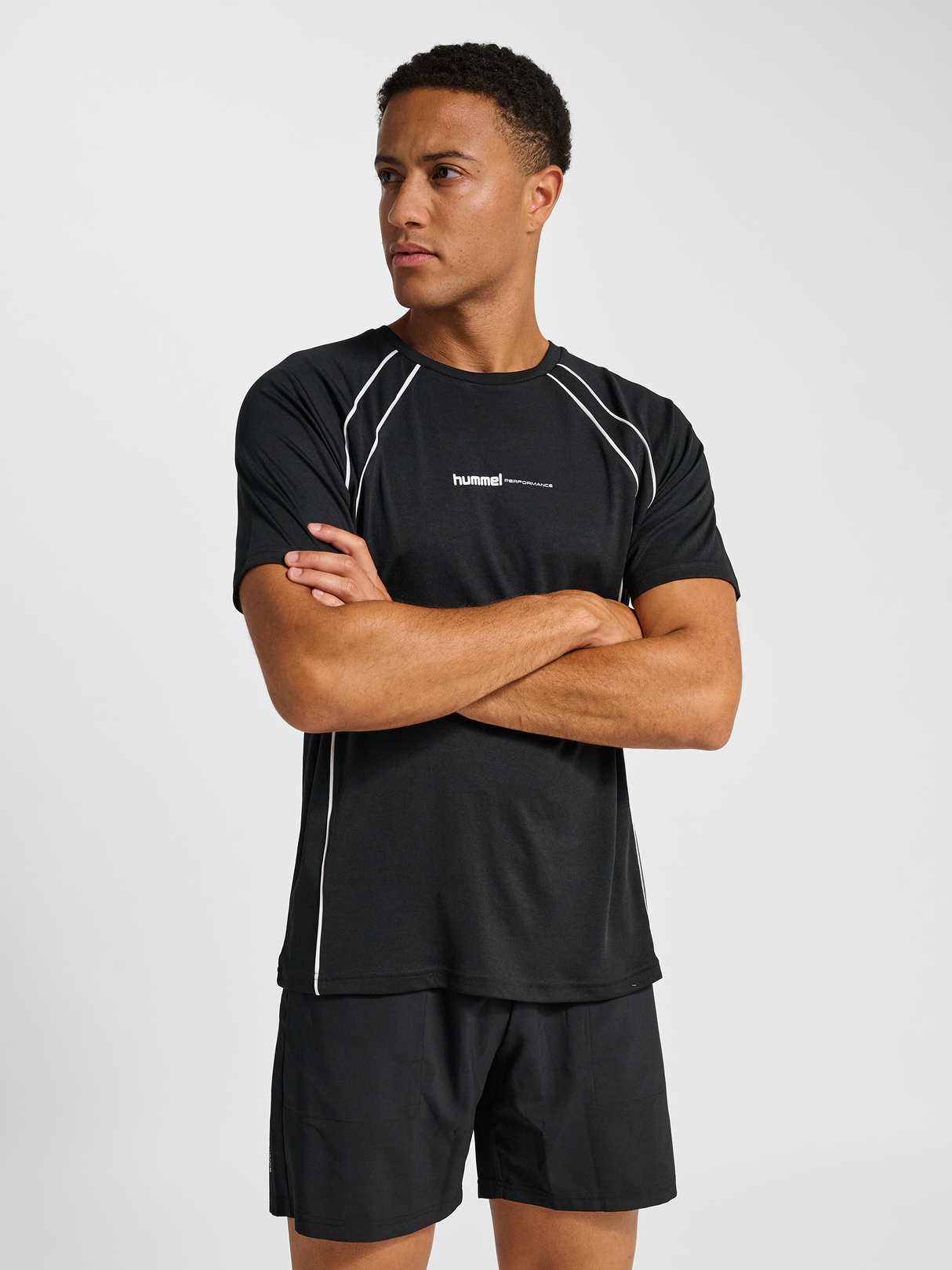 hummel Men's Pulse Training Print T-Shirt Short Sleeve-6