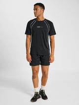 hummel Men's Pulse Training Print T-Shirt Short Sleeve-7