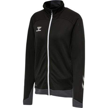 hummel Women's Lead Poly Zip Jacket-1