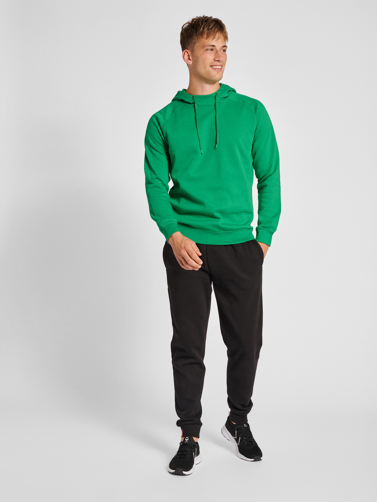 hummel Men's Red Classic Hoodie-4