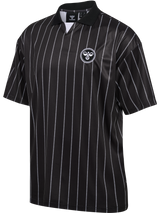 hummel Men's Chevron Pinstripe Polo Shirt-1