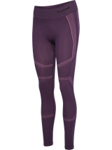 hummel Women's Mindful Training Power Seamless Mid Waist Tights-1