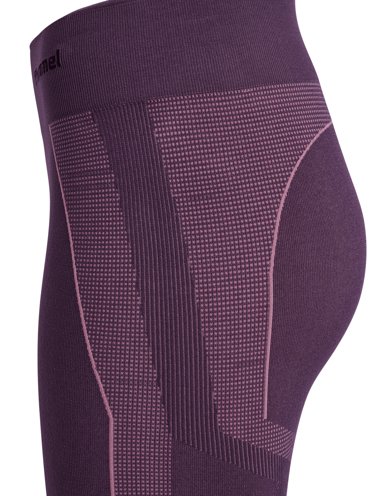 hummel Women's Mindful Training Power Seamless Mid Waist Tights-3