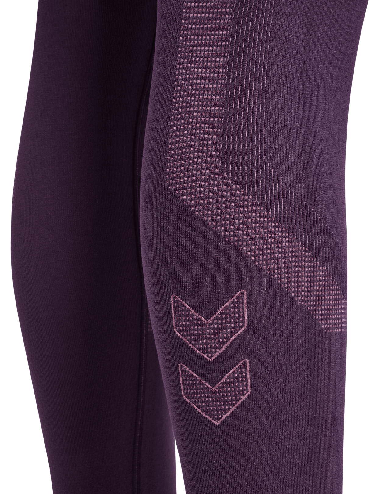 hummel Women's Mindful Training Power Seamless Mid Waist Tights-4