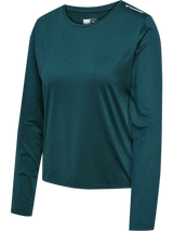 hummel Women's Mindful Training Aura Mesh Long Sleeve T-Shirt-1