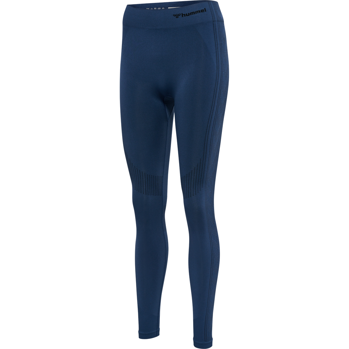 hummel Women's Mindful Training Shaping Seamless Mid Waist Tights-1