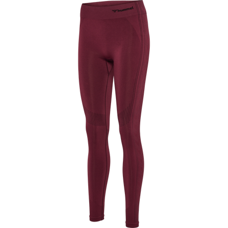 hummel Women's Mindful Training Shaping Seamless Mid Waist Tights-1