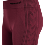 hummel Women's Mindful Training Shaping Seamless Mid Waist Tights-3